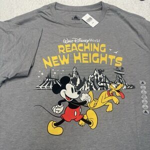 Disney Parks Mickey And Pluto Reaching New Heights Shirt Large New WDW